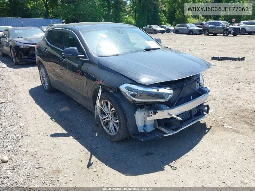 2018 BMW X2 xDrive28I VIN: WBXYJ5C36JEF77063 Lot: 45226465