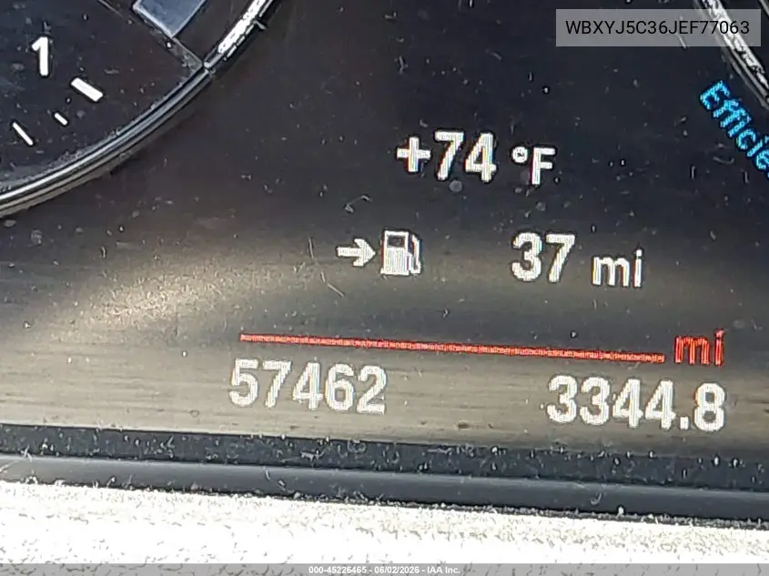 2018 BMW X2 xDrive28I VIN: WBXYJ5C36JEF77063 Lot: 45226465