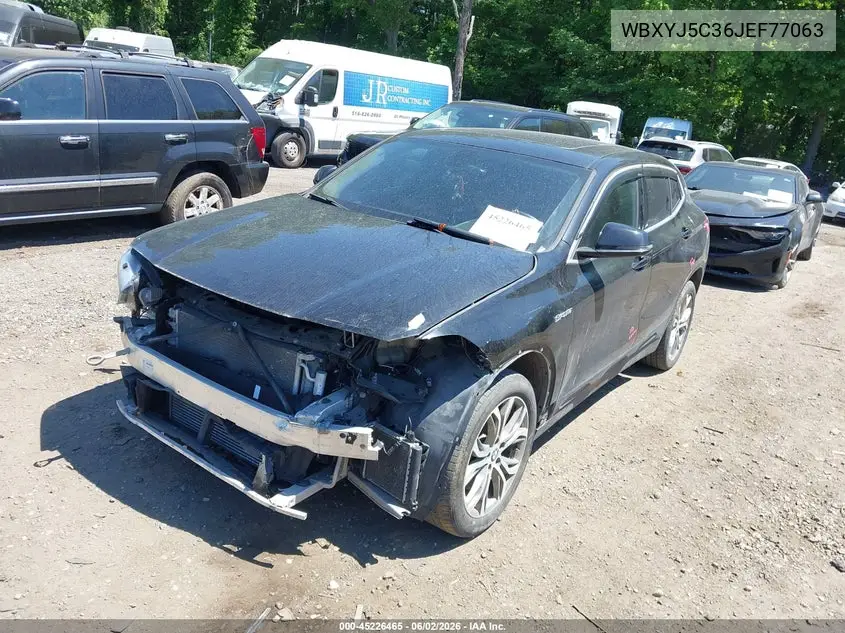 2018 BMW X2 xDrive28I VIN: WBXYJ5C36JEF77063 Lot: 45226465