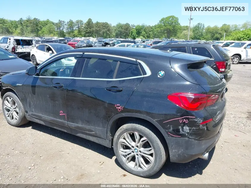 2018 BMW X2 xDrive28I VIN: WBXYJ5C36JEF77063 Lot: 45226465