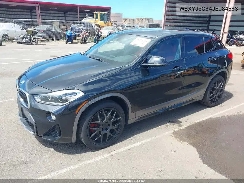 2018 BMW X2 Sdrive28I VIN: WBXYJ3C34JEJ84583 Lot: 45275704