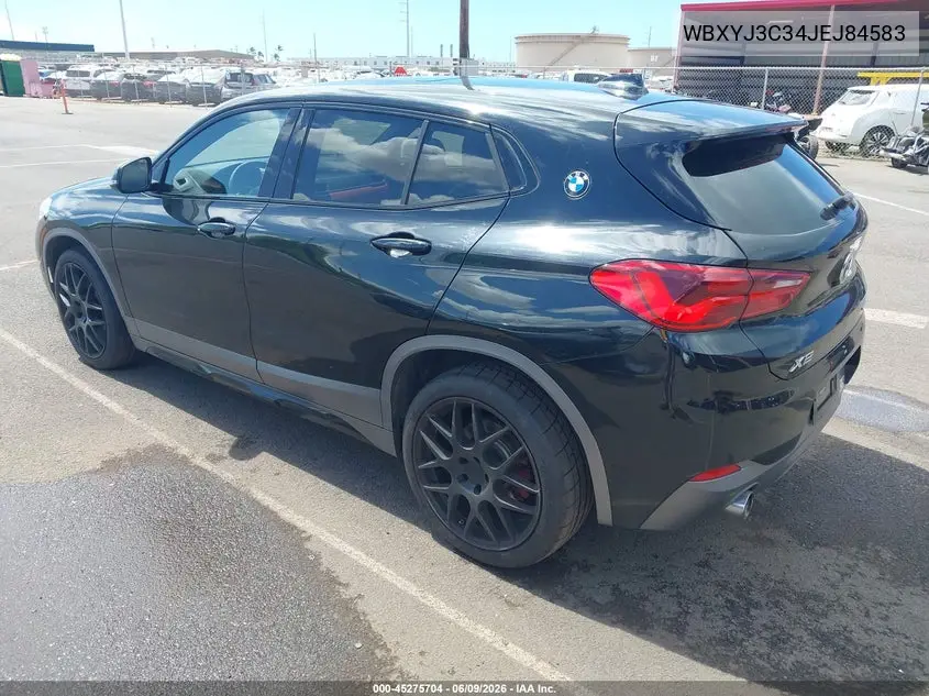 2018 BMW X2 Sdrive28I VIN: WBXYJ3C34JEJ84583 Lot: 45275704