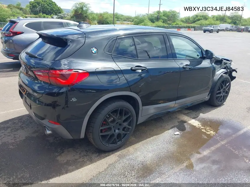 2018 BMW X2 Sdrive28I VIN: WBXYJ3C34JEJ84583 Lot: 45275704