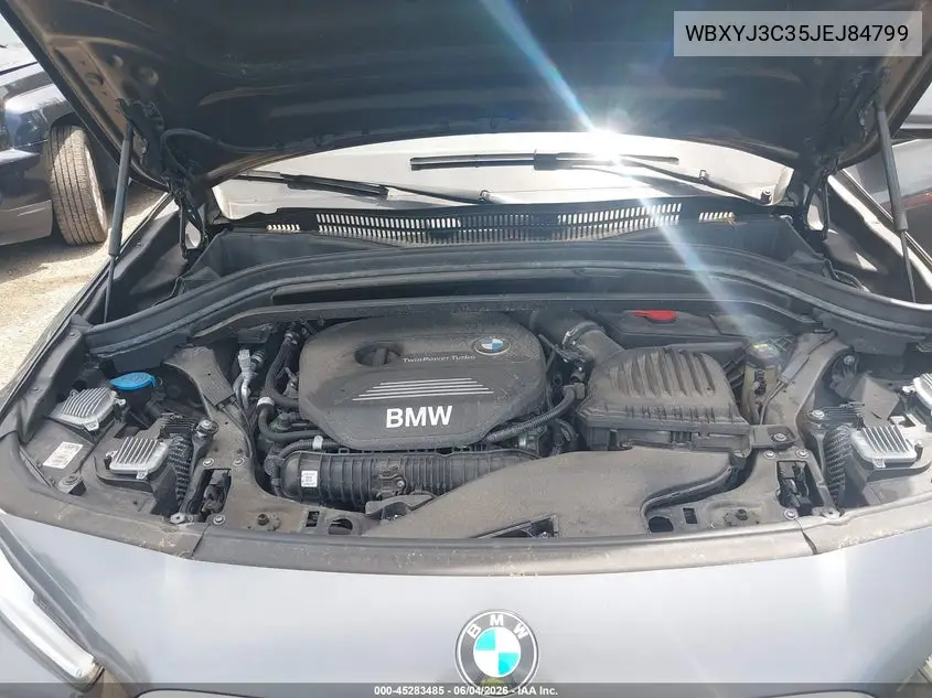 2018 BMW X2 Sdrive28I VIN: WBXYJ3C35JEJ84799 Lot: 45283485