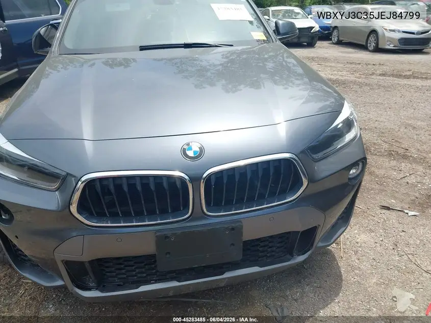 2018 BMW X2 Sdrive28I VIN: WBXYJ3C35JEJ84799 Lot: 45283485