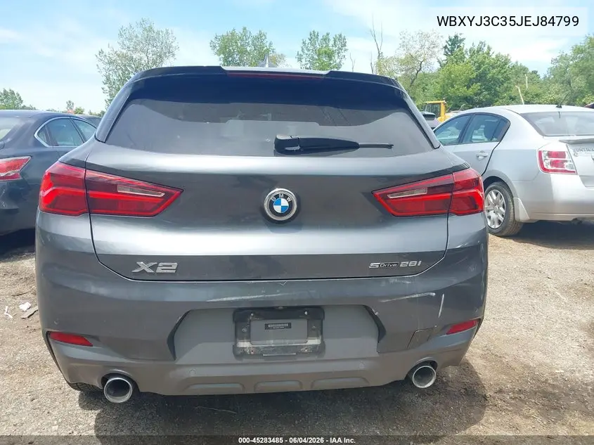 2018 BMW X2 Sdrive28I VIN: WBXYJ3C35JEJ84799 Lot: 45283485