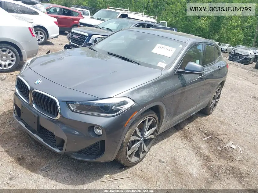 2018 BMW X2 Sdrive28I VIN: WBXYJ3C35JEJ84799 Lot: 45283485
