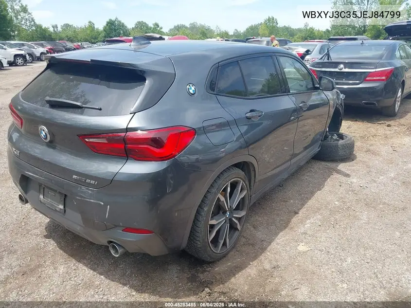 2018 BMW X2 Sdrive28I VIN: WBXYJ3C35JEJ84799 Lot: 45283485