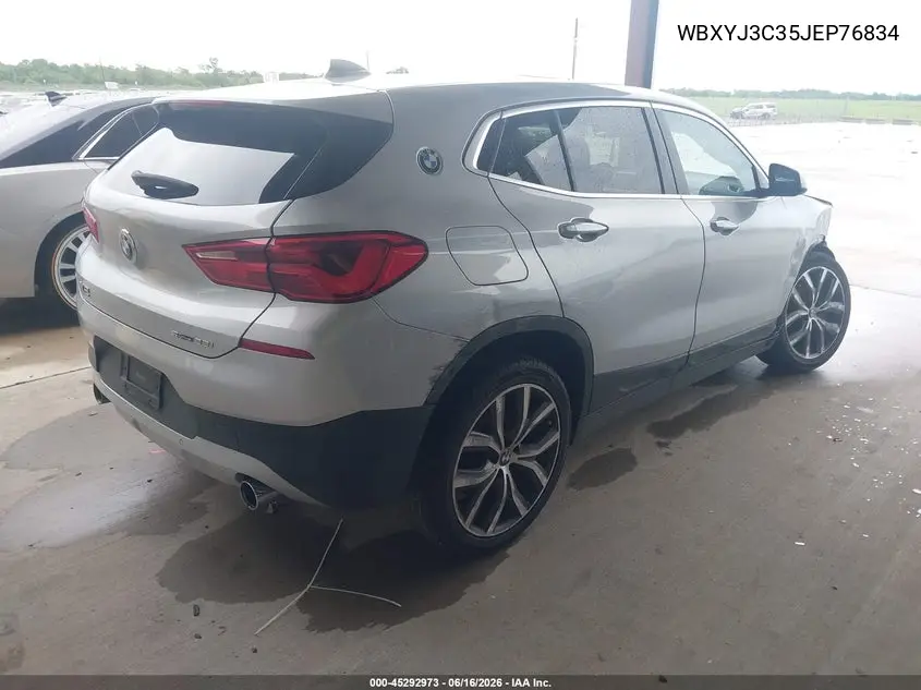 2018 BMW X2 Sdrive28I VIN: WBXYJ3C35JEP76834 Lot: 45292973