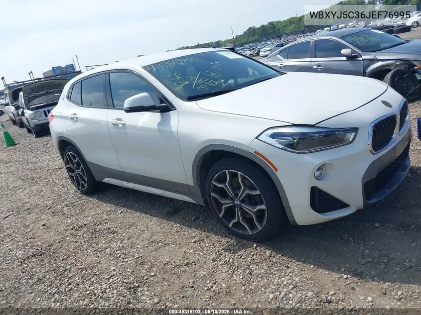 2018 BMW X2 xDrive28I VIN: WBXYJ5C36JEF76995 Lot: 45318103