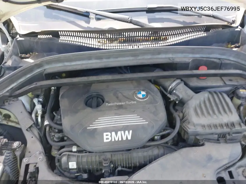 2018 BMW X2 xDrive28I VIN: WBXYJ5C36JEF76995 Lot: 45318103
