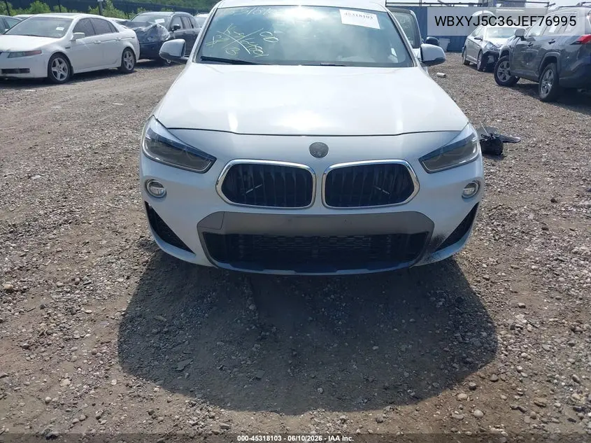 2018 BMW X2 xDrive28I VIN: WBXYJ5C36JEF76995 Lot: 45318103