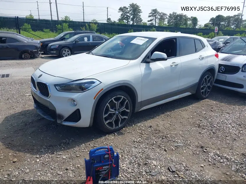 2018 BMW X2 xDrive28I VIN: WBXYJ5C36JEF76995 Lot: 45318103