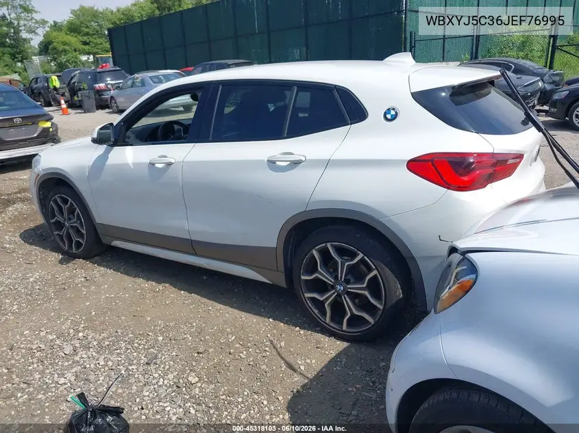 2018 BMW X2 xDrive28I VIN: WBXYJ5C36JEF76995 Lot: 45318103