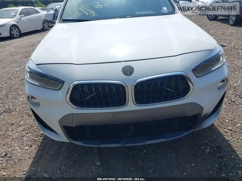 2018 BMW X2 xDrive28I VIN: WBXYJ5C36JEF76995 Lot: 45318103