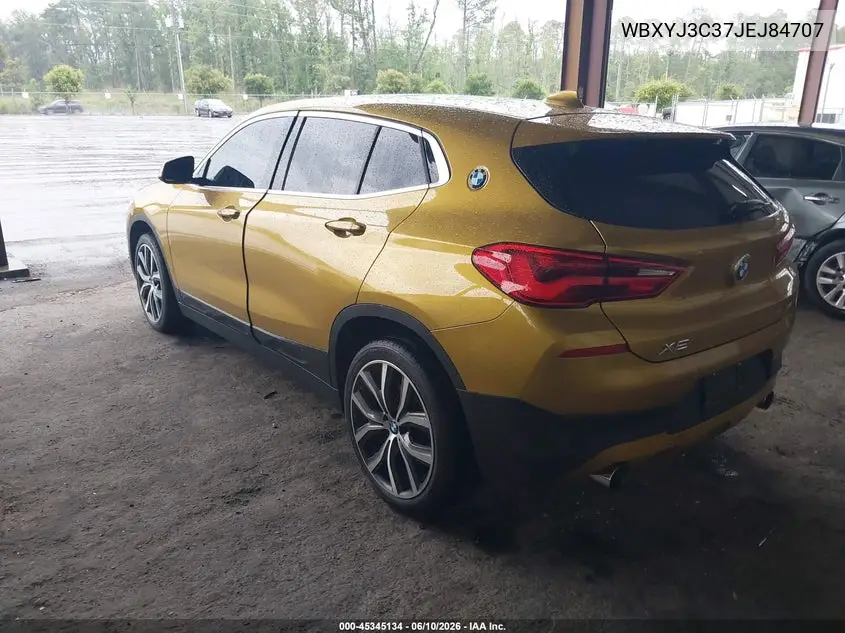 2018 BMW X2 Sdrive28I VIN: WBXYJ3C37JEJ84707 Lot: 45345134