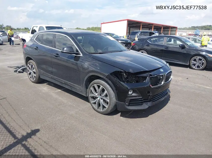 2018 BMW X2 xDrive28I VIN: WBXYJ5C35JEF77538 Lot: 45355275