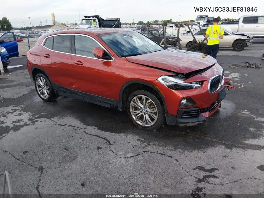 2018 BMW X2 xDrive28I VIN: WBXYJ5C33JEF81846 Lot: 45382901