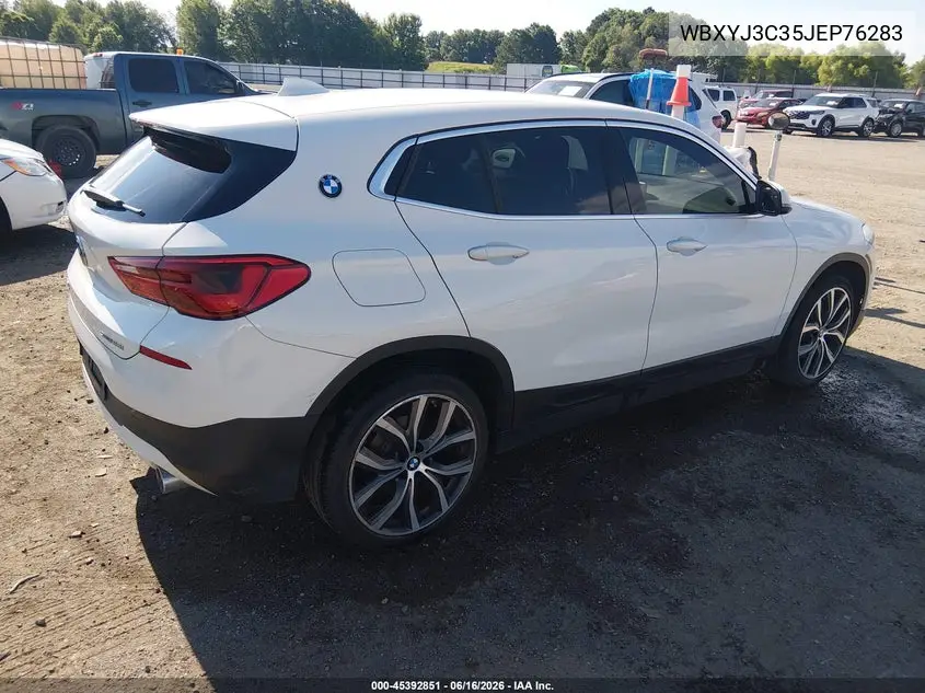 2018 BMW X2 Sdrive28I VIN: WBXYJ3C35JEP76283 Lot: 45392851