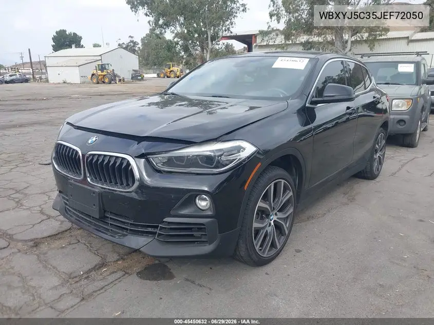 2018 BMW X2 xDrive28I VIN: WBXYJ5C35JEF72050 Lot: 45450632