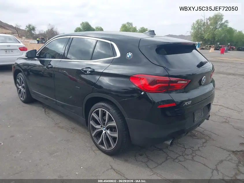 2018 BMW X2 xDrive28I VIN: WBXYJ5C35JEF72050 Lot: 45450632
