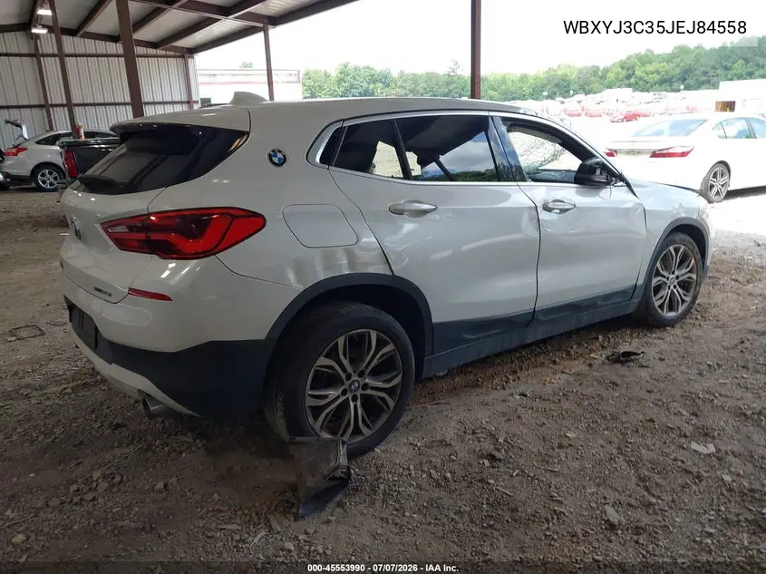2018 BMW X2 Sdrive28I VIN: WBXYJ3C35JEJ84558 Lot: 45553990