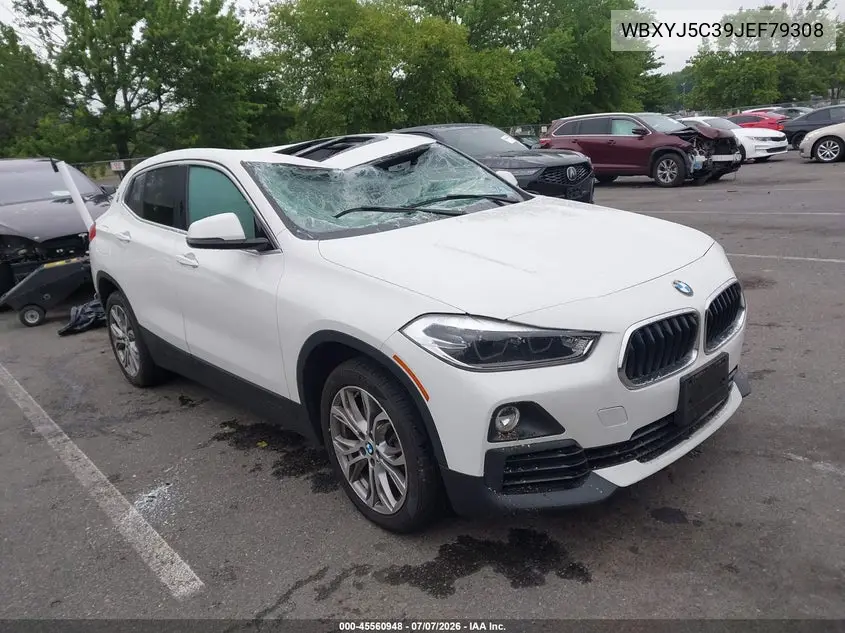 2018 BMW X2 xDrive28I VIN: WBXYJ5C39JEF79308 Lot: 45560948