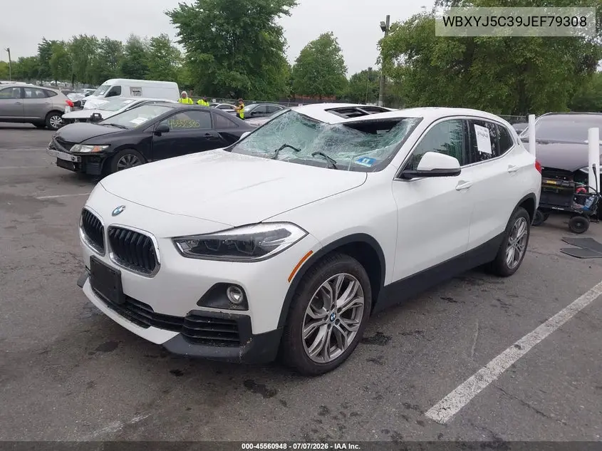 2018 BMW X2 xDrive28I VIN: WBXYJ5C39JEF79308 Lot: 45560948