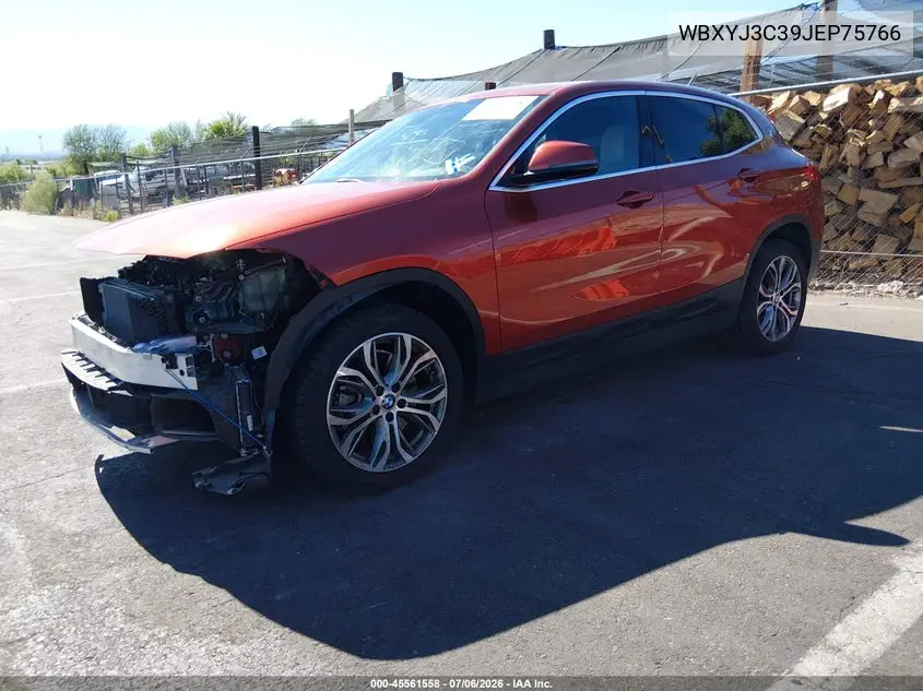 2018 BMW X2 Sdrive28I VIN: WBXYJ3C39JEP75766 Lot: 45561558
