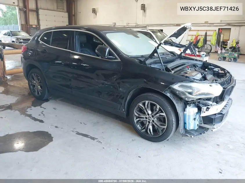 2018 BMW X2 xDrive28I VIN: WBXYJ5C38JEF71426 Lot: 45565700