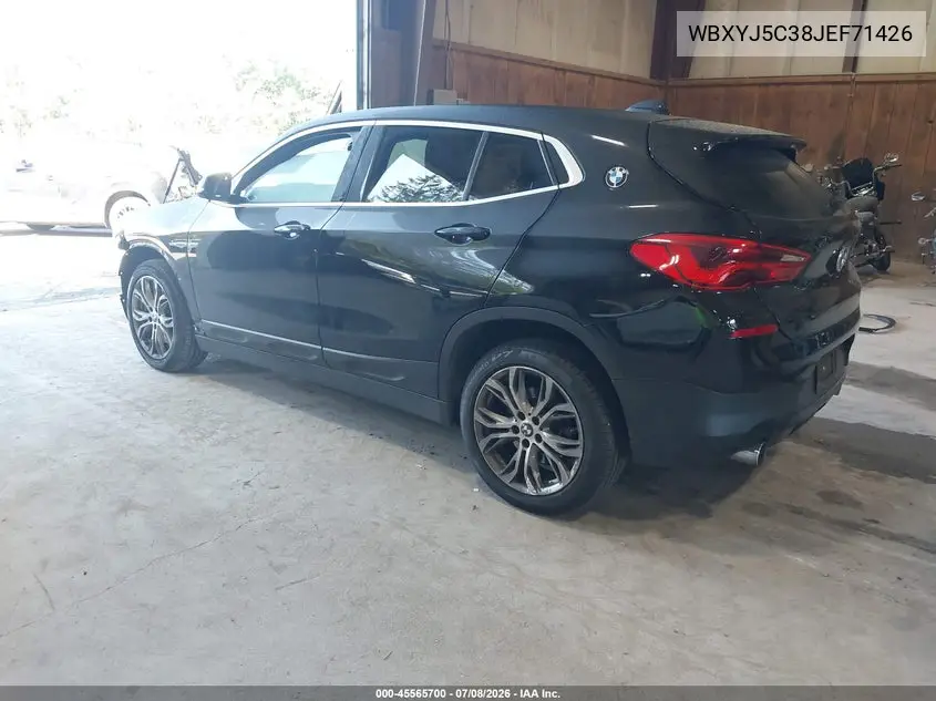 2018 BMW X2 xDrive28I VIN: WBXYJ5C38JEF71426 Lot: 45565700