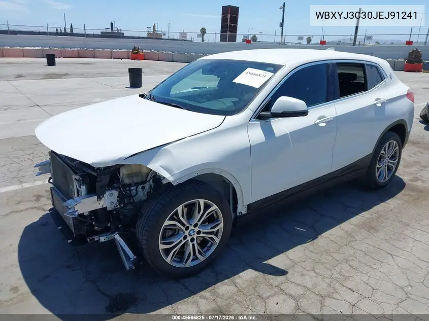 2018 BMW X2 Sdrive28I VIN: WBXYJ3C30JEJ91241 Lot: 45666825