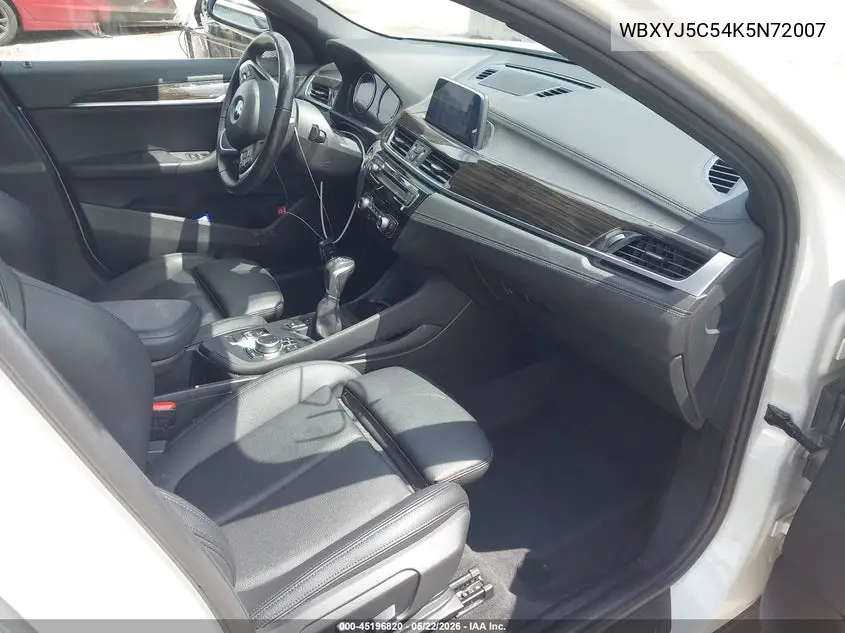 2019 BMW X2 xDrive28I VIN: WBXYJ5C54K5N72007 Lot: 45196820