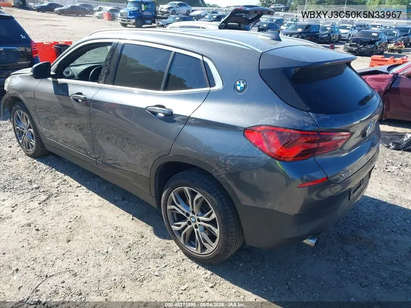 2019 BMW X2 Sdrive28I VIN: WBXYJ3C50K5N33967 Lot: 45271898