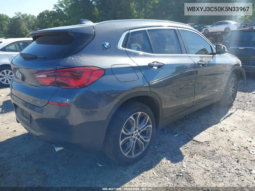 2019 BMW X2 Sdrive28I VIN: WBXYJ3C50K5N33967 Lot: 45271898
