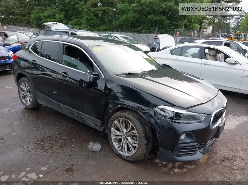 2019 BMW X2 xDrive28I VIN: WBXYJ5C51K5N21032 Lot: 45453222