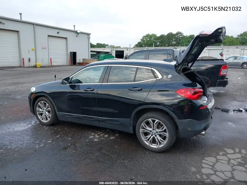 2019 BMW X2 xDrive28I VIN: WBXYJ5C51K5N21032 Lot: 45453222