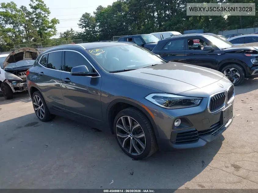 2019 BMW X2 xDrive28I VIN: WBXYJ5C53K5N13028 Lot: 45466614
