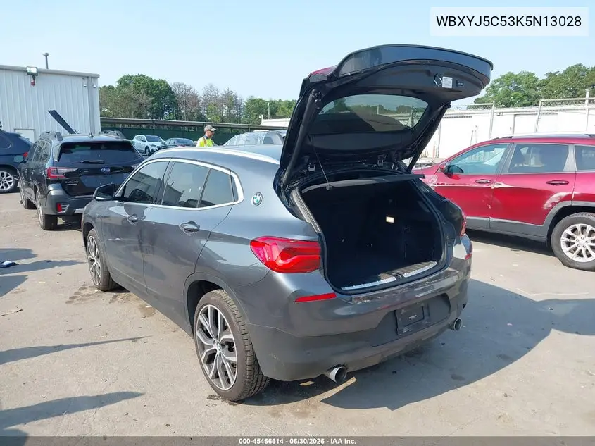 2019 BMW X2 xDrive28I VIN: WBXYJ5C53K5N13028 Lot: 45466614