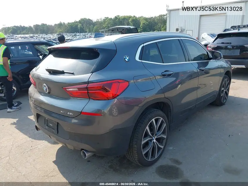 2019 BMW X2 xDrive28I VIN: WBXYJ5C53K5N13028 Lot: 45466614