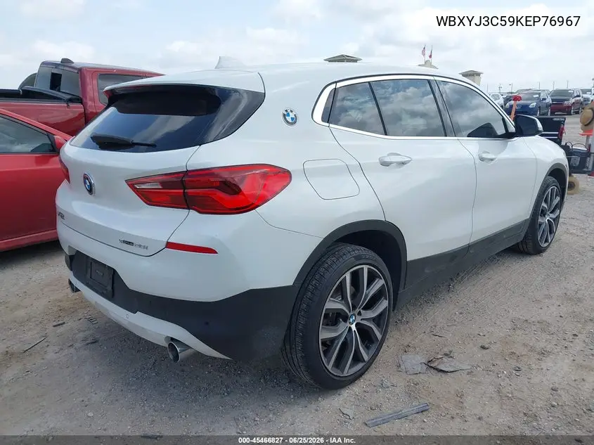 2019 BMW X2 Sdrive28I VIN: WBXYJ3C59KEP76967 Lot: 45466827