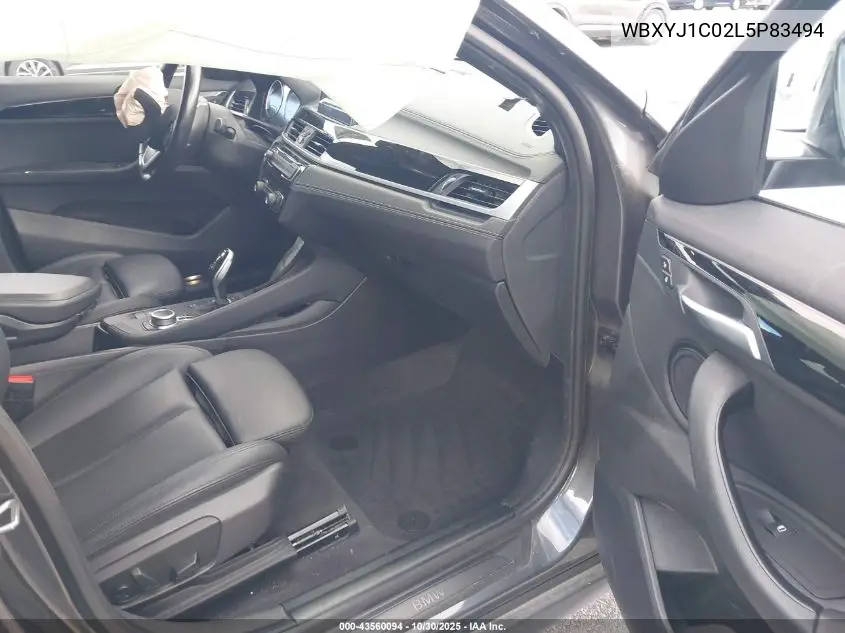 2020 BMW X2 xDrive28I VIN: WBXYJ1C02L5P83494 Lot: 43560094