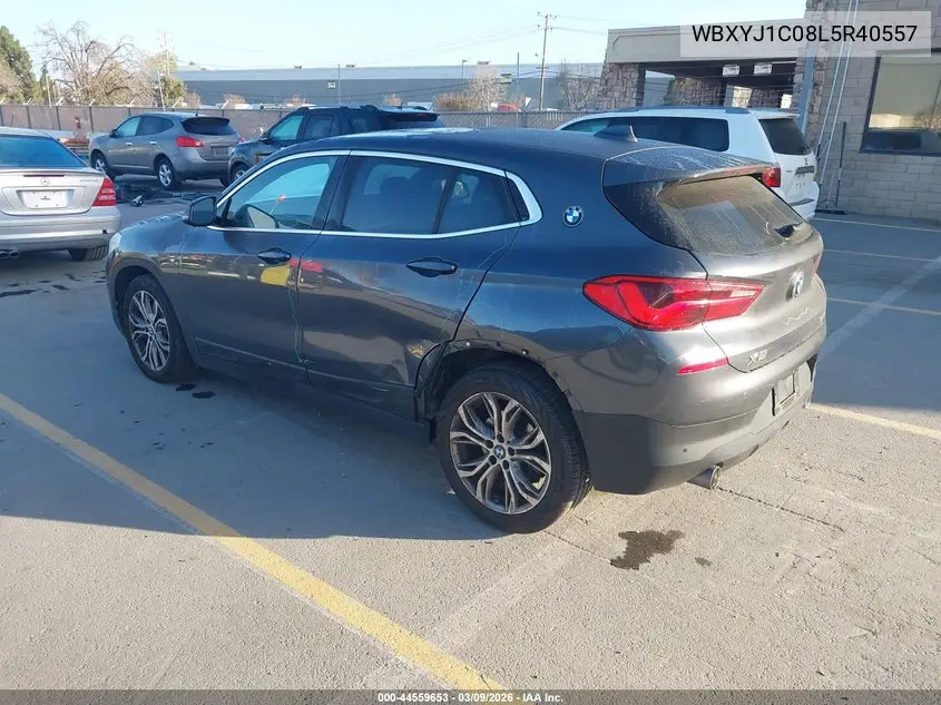 2020 BMW X2 xDrive28I VIN: WBXYJ1C08L5R40557 Lot: 44559653