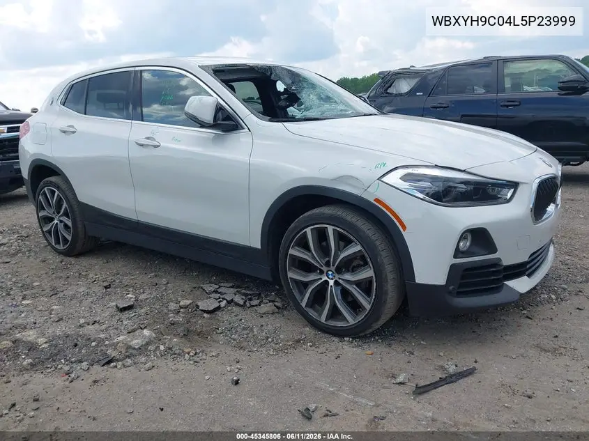 2020 BMW X2 Sdrive28I VIN: WBXYH9C04L5P23999 Lot: 45345806