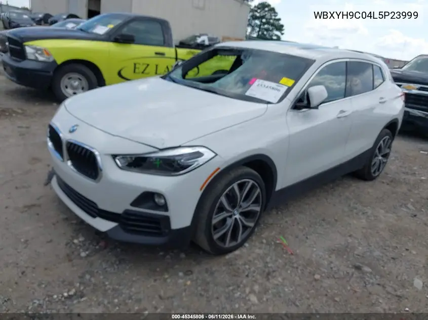 2020 BMW X2 Sdrive28I VIN: WBXYH9C04L5P23999 Lot: 45345806