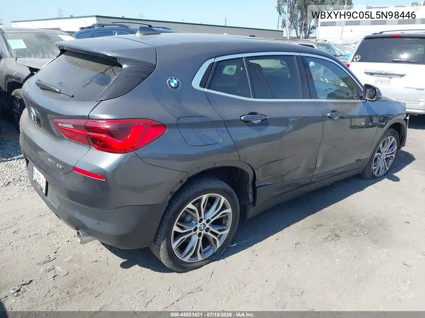 2020 BMW X2 Sdrive28I VIN: WBXYH9C05L5N98446 Lot: 45551421