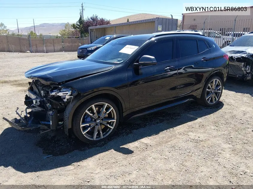 2020 BMW X2 M35I VIN: WBXYN1C01L5R86803 Lot: 45570097