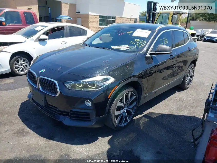 2020 BMW X2 xDrive28I VIN: WBXYJ1C09L5N91070 Lot: 45597700