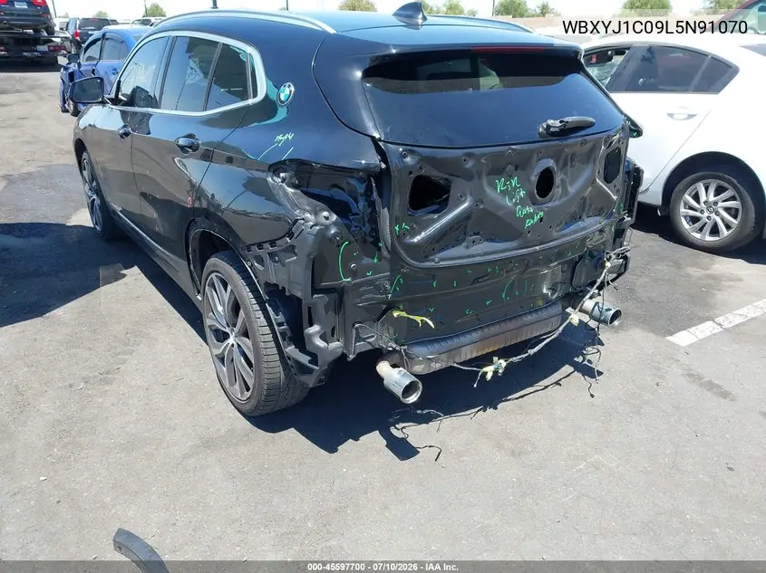 2020 BMW X2 xDrive28I VIN: WBXYJ1C09L5N91070 Lot: 45597700
