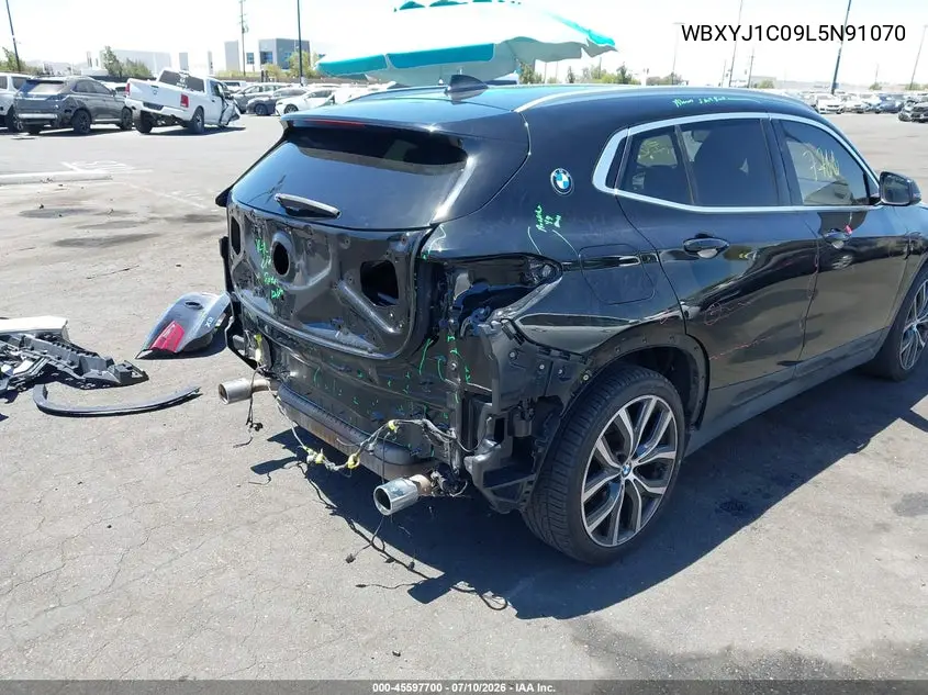 2020 BMW X2 xDrive28I VIN: WBXYJ1C09L5N91070 Lot: 45597700